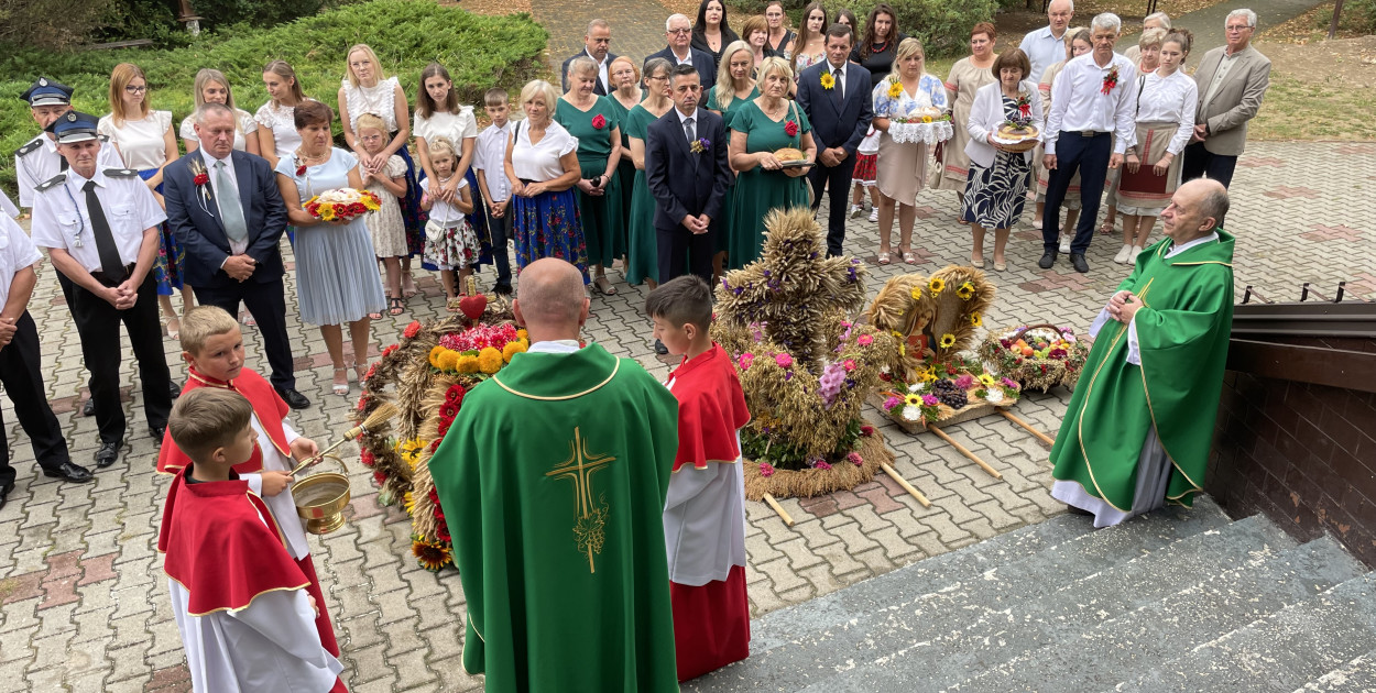 Uroczystości dożynkowe w Korytkowie Dużym