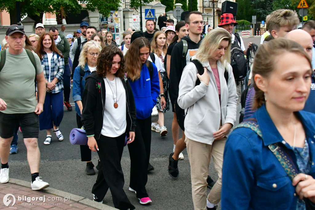 Z Biłgoraja do Janowa Lubelskiego. pielgrzymi na szlaku