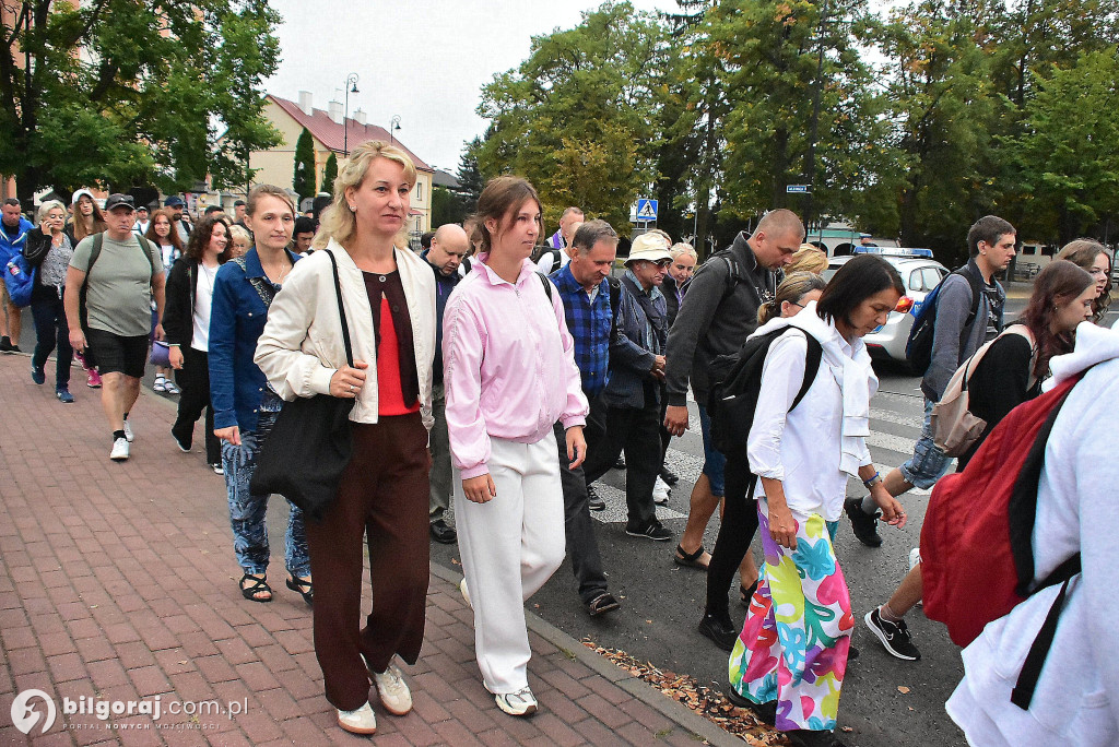 Z Biłgoraja do Janowa Lubelskiego. pielgrzymi na szlaku