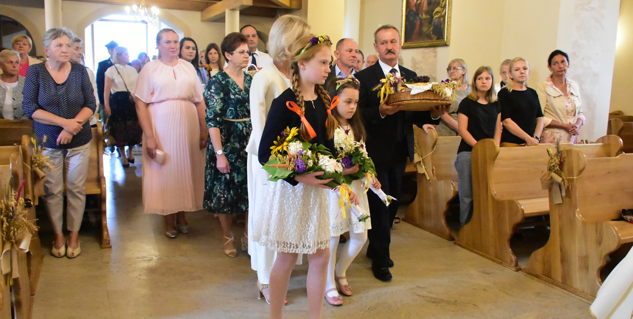 Dożynki w parafii w Soli