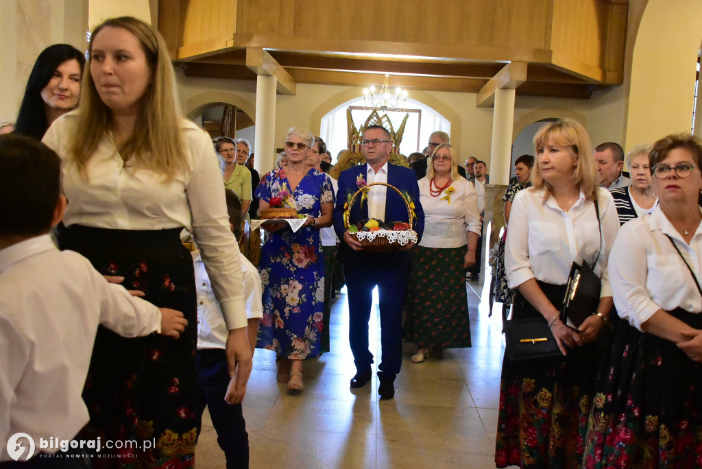 Dożynki w parafii w Soli