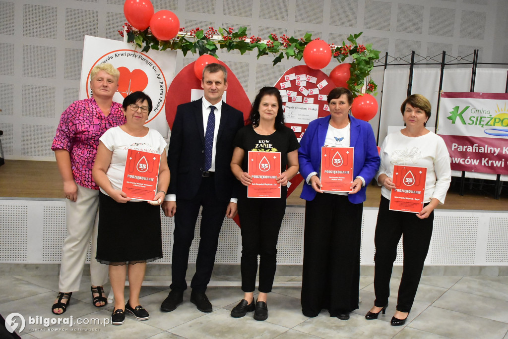 Majdan Stary świętuje 35. akcję honorowego krwiodawstwa