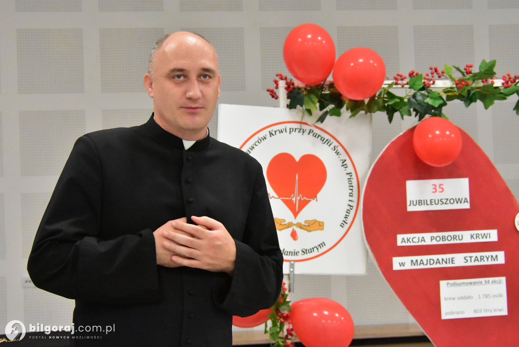 Majdan Stary świętuje 35. akcję honorowego krwiodawstwa