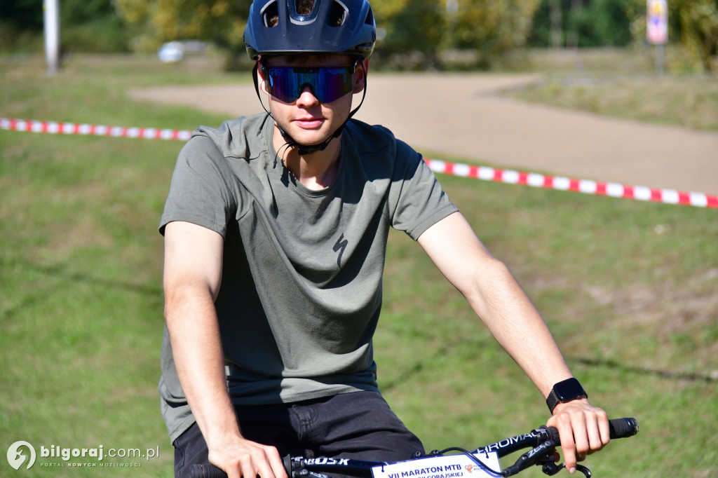 Zawody rowerowe nad Zalewem Bojary