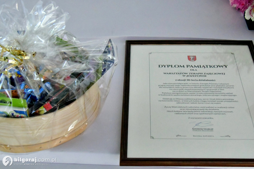 Jubileusz 30-lecia Warsztatów Terapii Zajęciowej w Józefowie