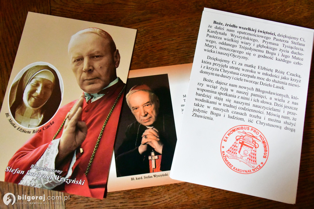 Relikwie bł. Stefana Wyszyńskiego w Goraju. Przywiózł je kardynał Nycz