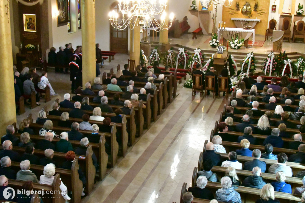 Pogrzeb śp. Ireny Polak, radnej rady Miasta Biłgoraja