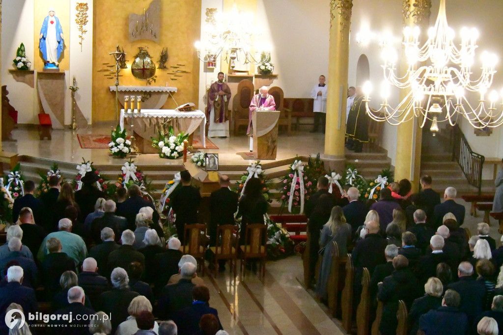 Pogrzeb śp. Ireny Polak, radnej rady Miasta Biłgoraja
