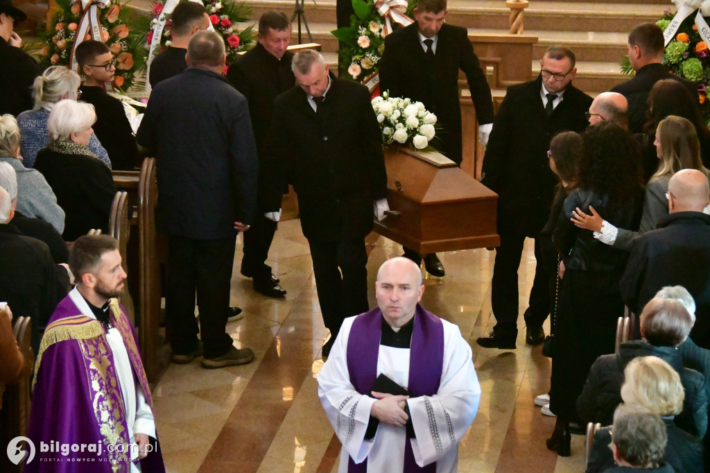 Pogrzeb śp. Ireny Polak, radnej rady Miasta Biłgoraja