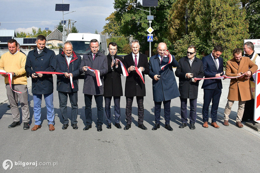 W Potoku Górnym otwarto powiatowa drogę