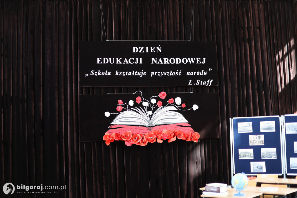 Starosta Andrzej Szarlip na Dniu Edukacji Narodowej w ZSZiO w Biłgoraju