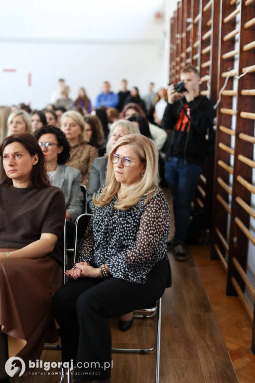 Starosta Andrzej Szarlip na Dniu Edukacji Narodowej w ZSZiO w Biłgoraju