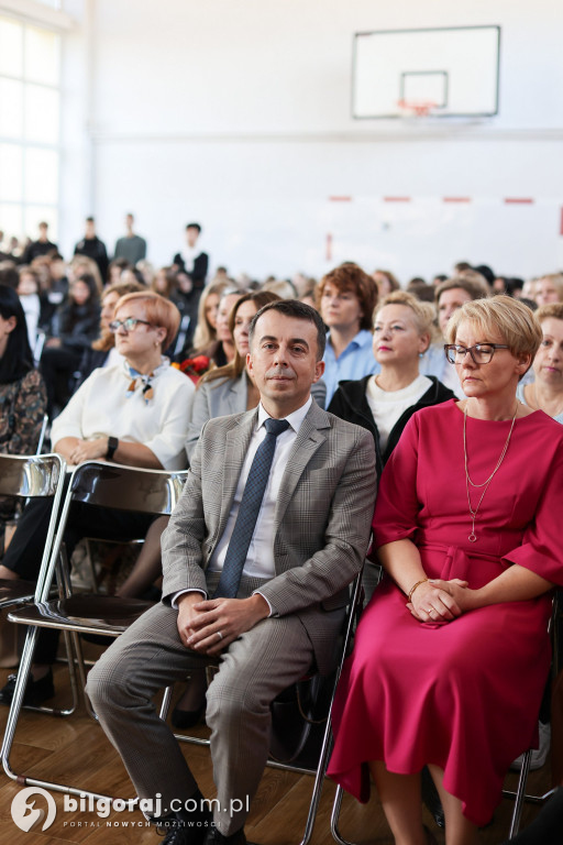 Starosta Andrzej Szarlip na Dniu Edukacji Narodowej w ZSZiO w Biłgoraju
