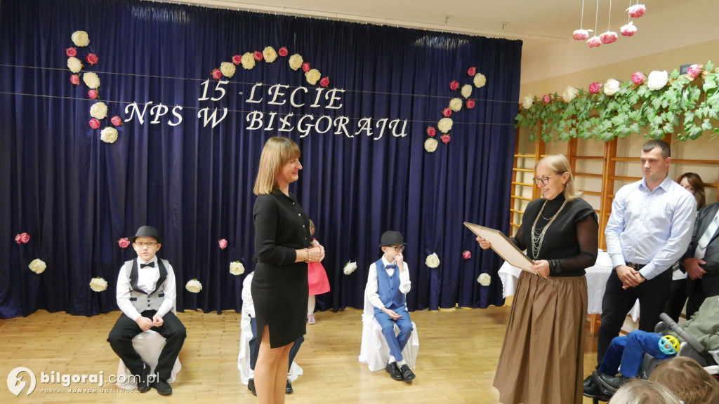 Kryształowy jubileusz w służbie dzieciom. Niepubliczne Przedszkole Specjalne w Biłgoraju ma 15 lat
