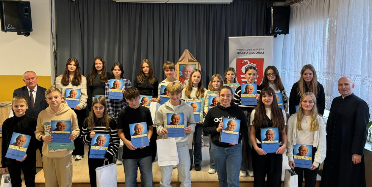 Diecezjalny konkurs o Janie Pawle II odbył się w Biłgoraju