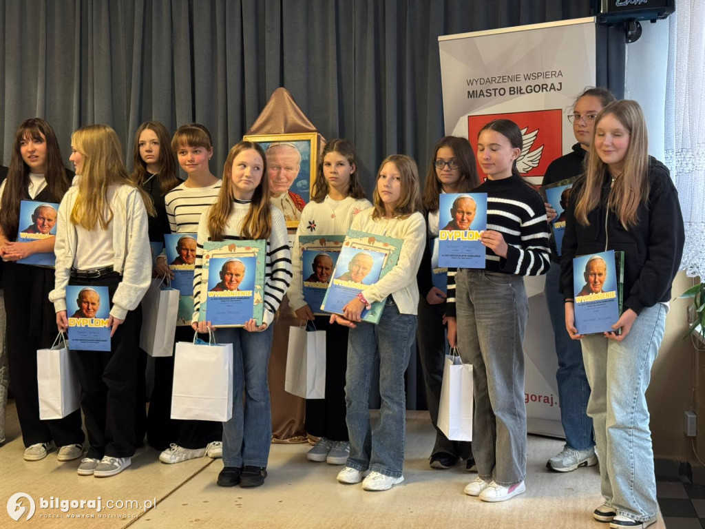 Diecezjalny konkurs o Janie Pawle II odbył się w Biłgoraju