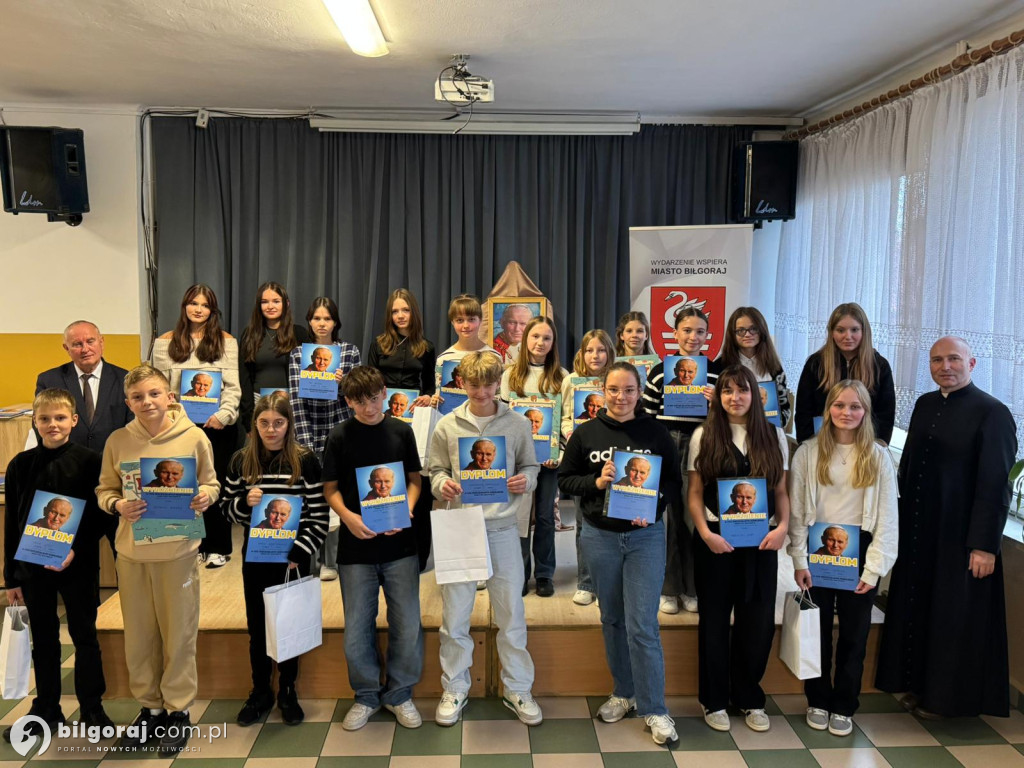 Diecezjalny konkurs o Janie Pawle II odbył się w Biłgoraju