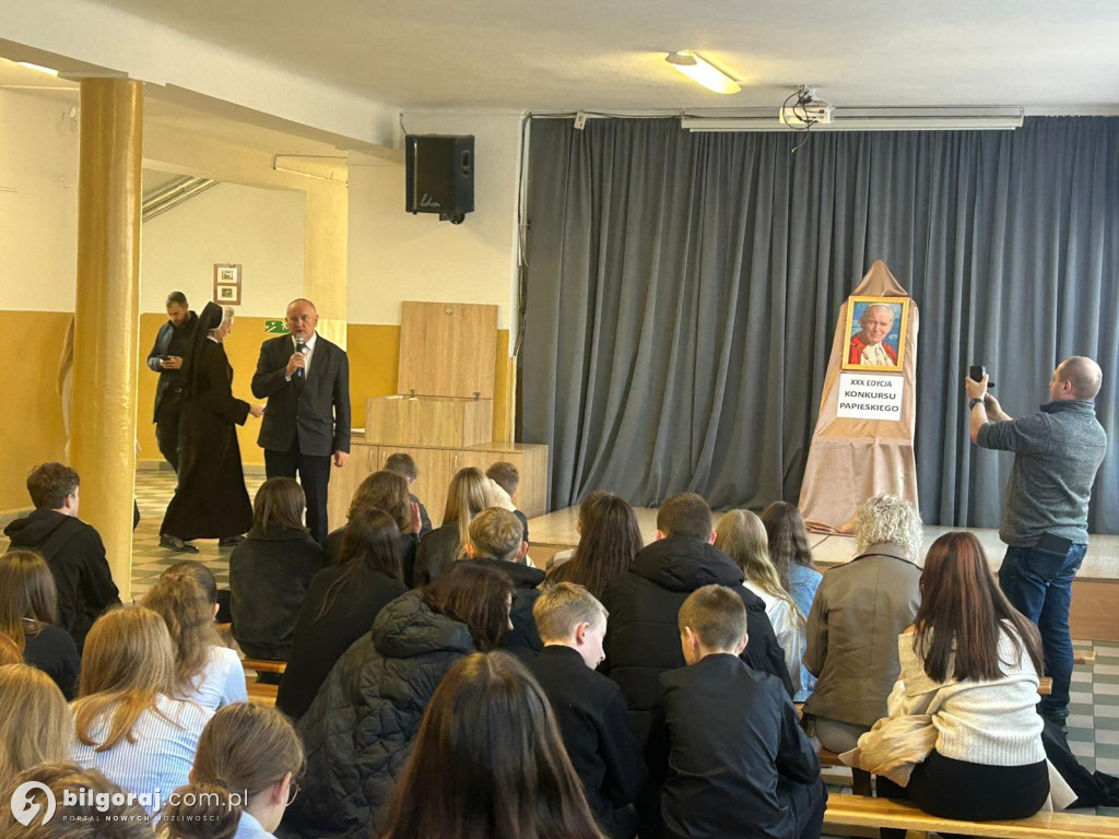 Diecezjalny konkurs o Janie Pawle II odbył się w Biłgoraju