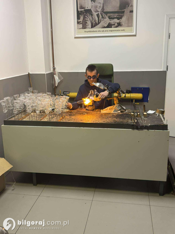 Jak powstają bombki? Wycieczka przedszkolaków z Biłgoraja