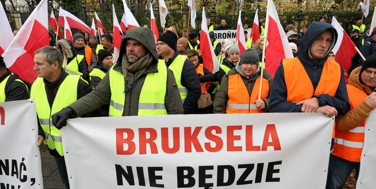 Plantatorzy tytoniu z Ziemi Biłgorajskiej na proteście w Warszawie!