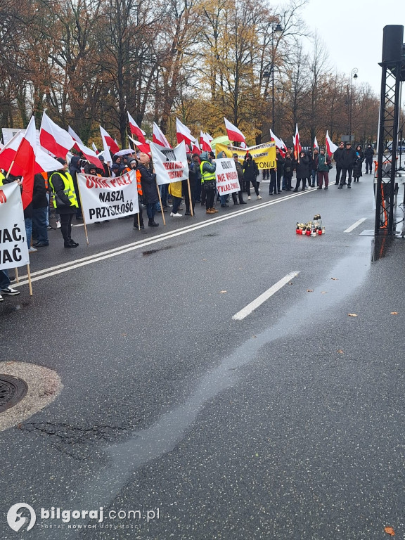 Plantatorzy tytoniu z Ziemi Biłgorajskiej na proteście w Warszawie!