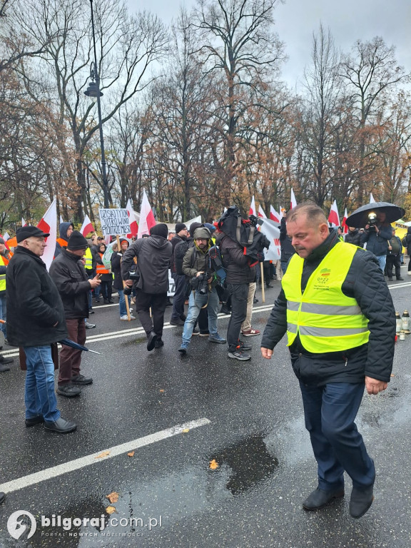 Plantatorzy tytoniu z Ziemi Biłgorajskiej na proteście w Warszawie!
