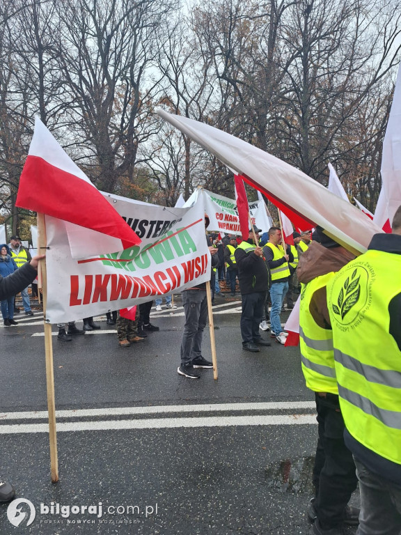 Plantatorzy tytoniu z Ziemi Biłgorajskiej na proteście w Warszawie!