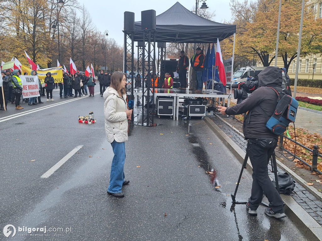 Plantatorzy tytoniu z Ziemi Biłgorajskiej na proteście w Warszawie!