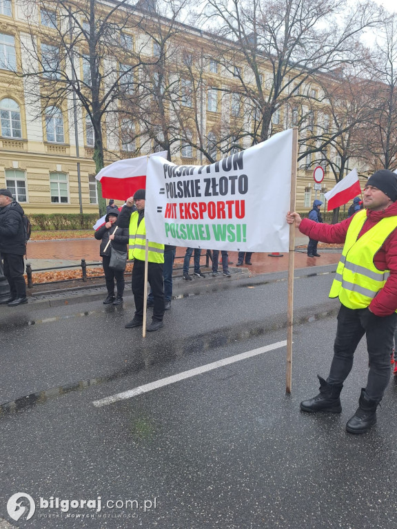 Plantatorzy tytoniu z Ziemi Biłgorajskiej na proteście w Warszawie!