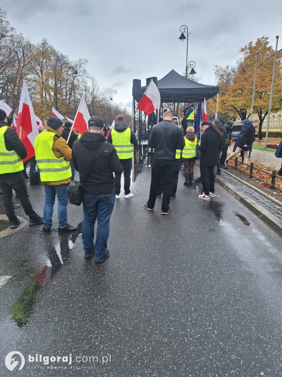 Plantatorzy tytoniu z Ziemi Biłgorajskiej na proteście w Warszawie!
