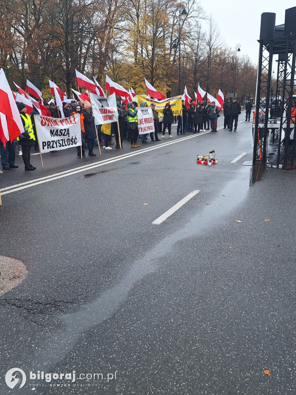 Plantatorzy tytoniu z Ziemi Biłgorajskiej na proteście w Warszawie!