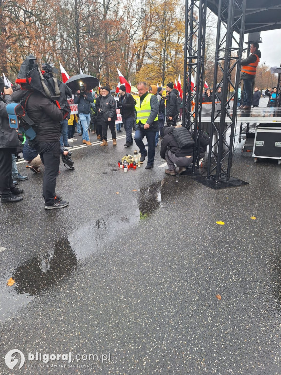 Plantatorzy tytoniu z Ziemi Biłgorajskiej na proteście w Warszawie!