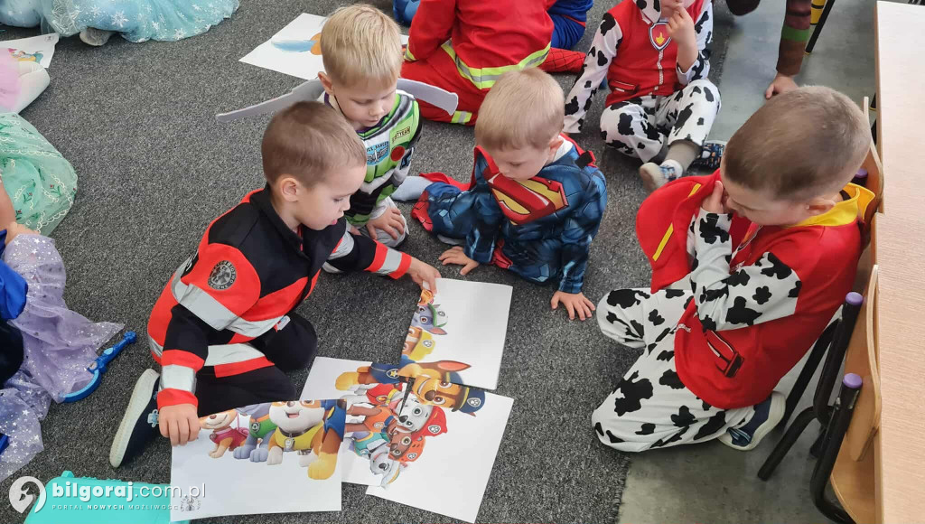 Dzień Postaci z Bajek w przedszkolu w Dereźni Solskiej
