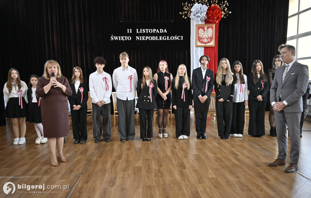 Koncert dla Niepodległej w Zespole Szkół Zawodowych i Ogólnokształcących w Biłgoraju