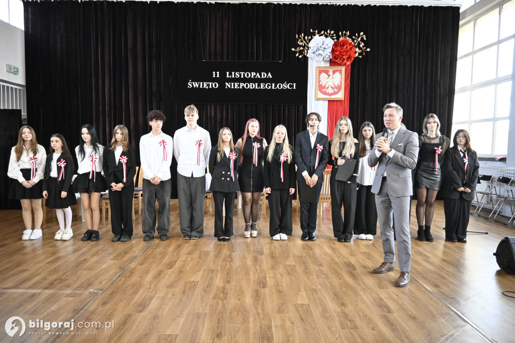Koncert dla Niepodległej w Zespole Szkół Zawodowych i Ogólnokształcących w Biłgoraju