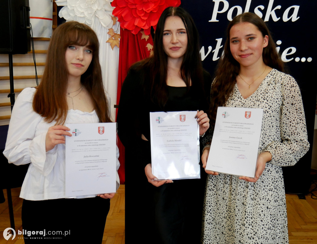 Uczczenie Niepodległej i nagroda za osiągniecia w nauce i sporcie