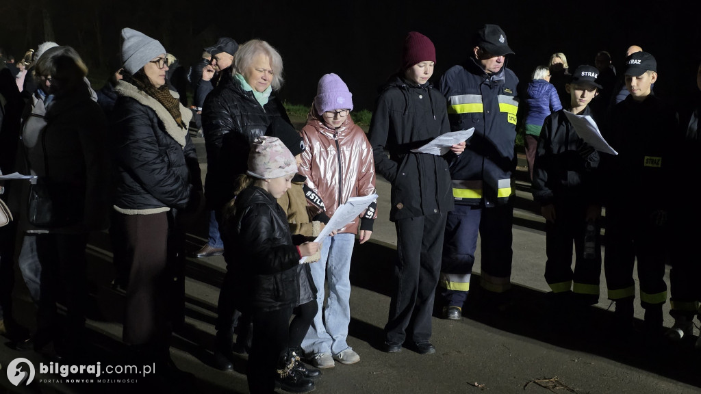Goraj uczcił 107. rocznicę Odzyskania Niepodległości śpiewem i ogniskiem