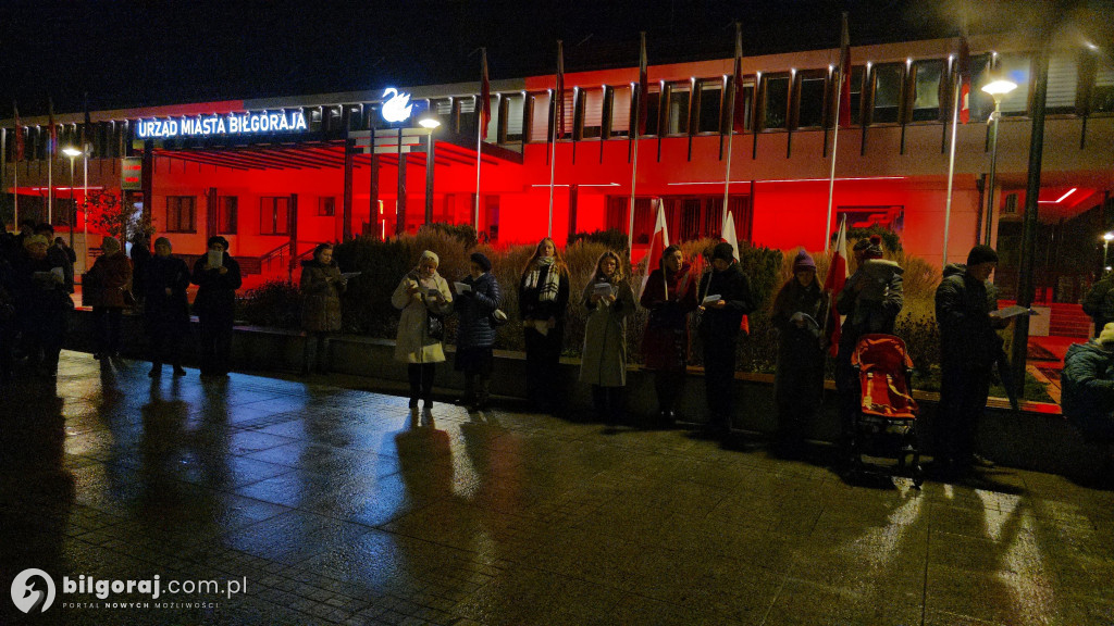 Patriotyczny głos na Placu Wolności: Mieszkańcy Biłgoraja na 11 listopada