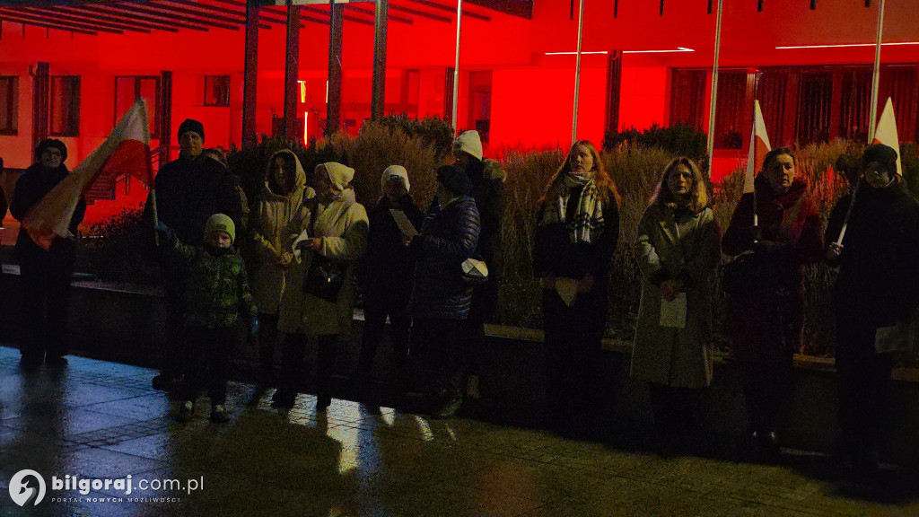 Patriotyczny głos na Placu Wolności: Mieszkańcy Biłgoraja na 11 listopada