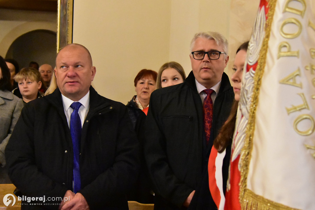 Krew pokoleń za wolność: Gmina Biłgoraj świętuje 107. rocznicę niepodległości