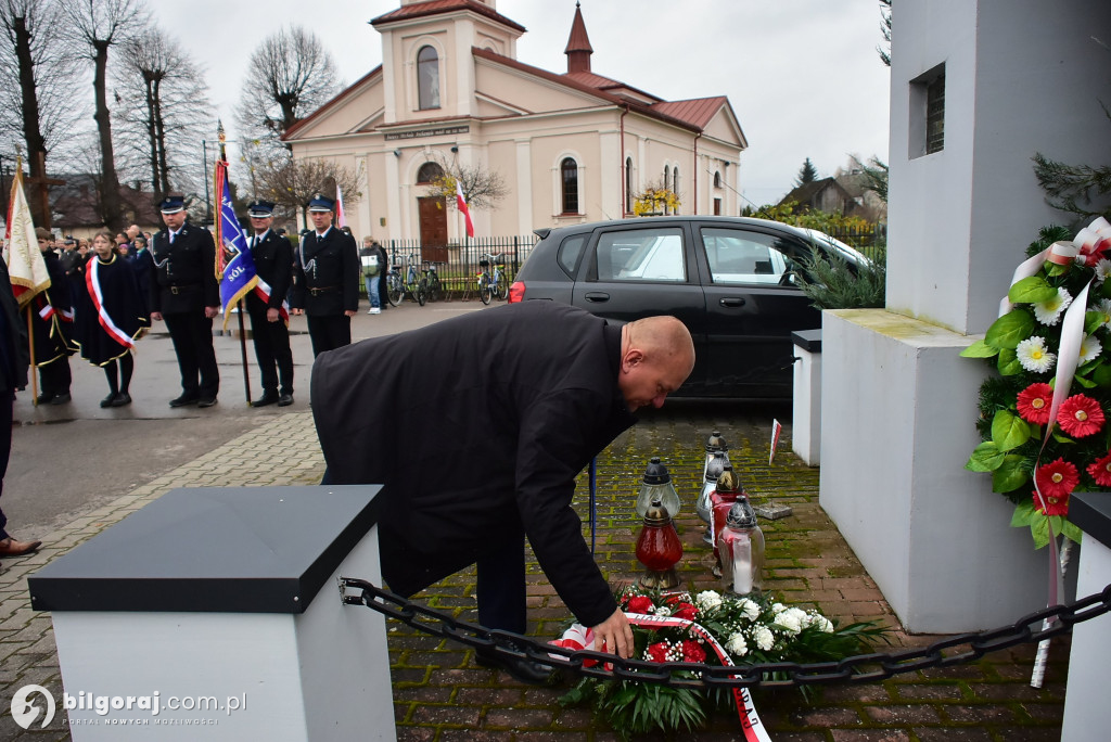 Krew pokoleń za wolność: Gmina Biłgoraj świętuje 107. rocznicę niepodległości