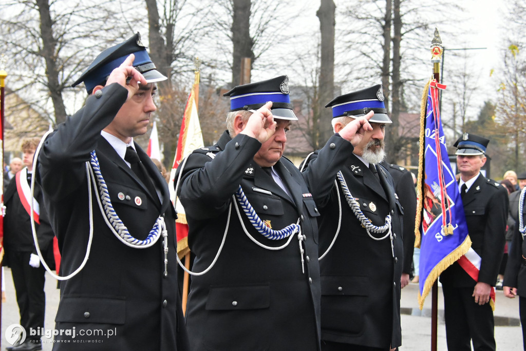 Krew pokoleń za wolność: Gmina Biłgoraj świętuje 107. rocznicę niepodległości