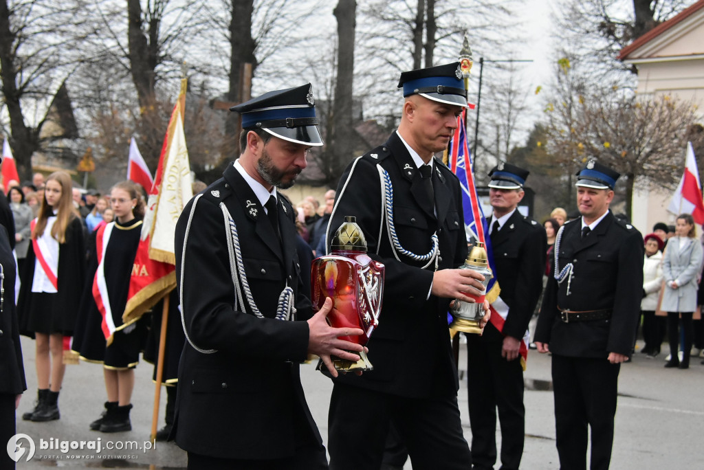 Krew pokoleń za wolność: Gmina Biłgoraj świętuje 107. rocznicę niepodległości