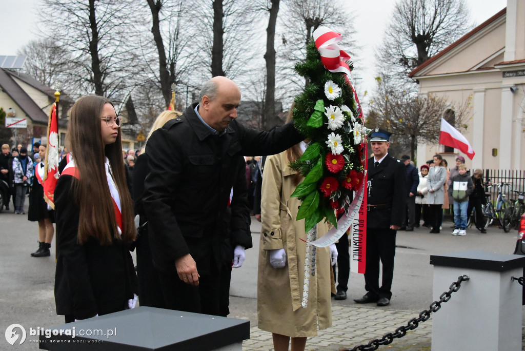 Krew pokoleń za wolność: Gmina Biłgoraj świętuje 107. rocznicę niepodległości