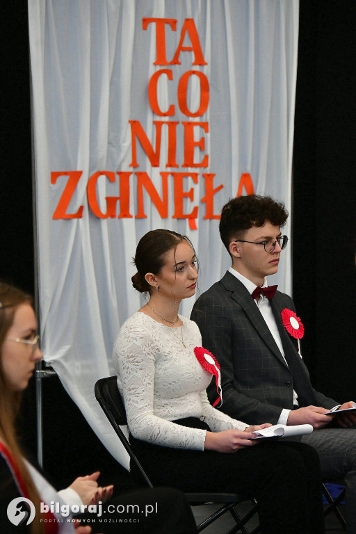Wielka lekcja patriotyzmu w ZSBiO w Biłgoraju