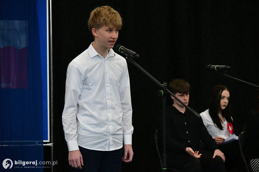 Wielka lekcja patriotyzmu w ZSBiO w Biłgoraju