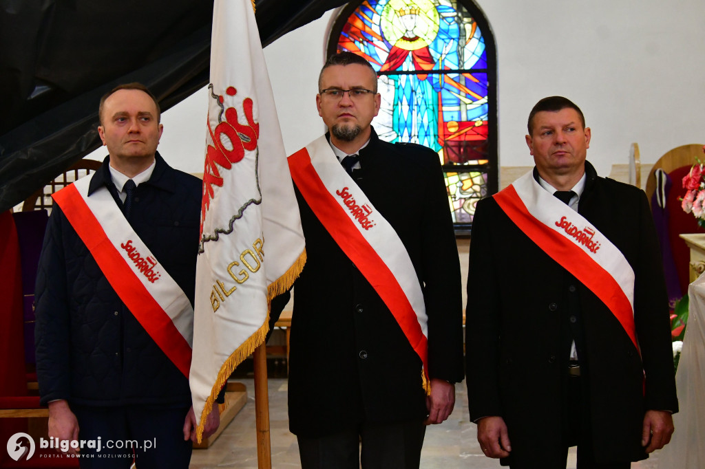 Biłgoraj uroczyście świętował 45 lat Solidarności