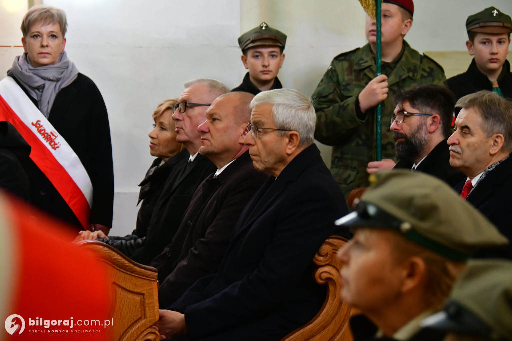Biłgoraj uroczyście świętował 45 lat Solidarności