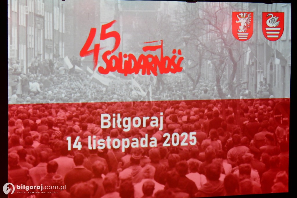 Biłgoraj uroczyście świętował 45 lat Solidarności