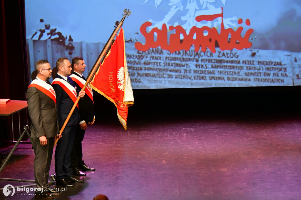 Biłgoraj uroczyście świętował 45 lat Solidarności